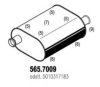 RENAULT 5010317183 Middle-/End Silencer